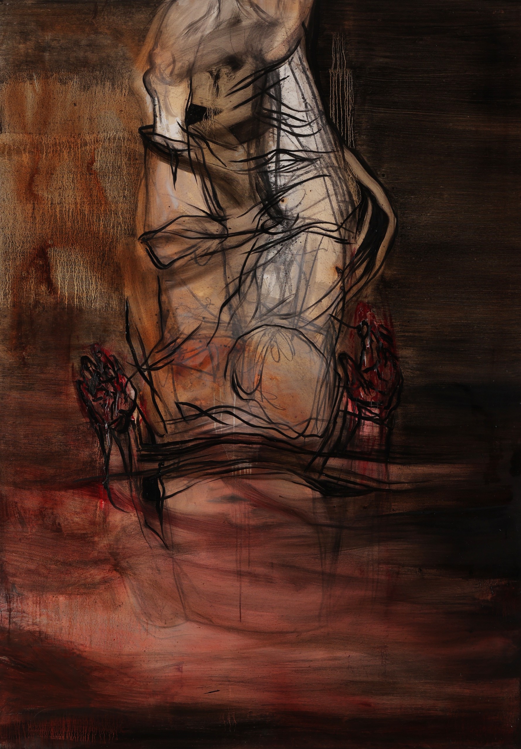 Dream of Second Birth, oil on canvas, 140x200cm, 2023