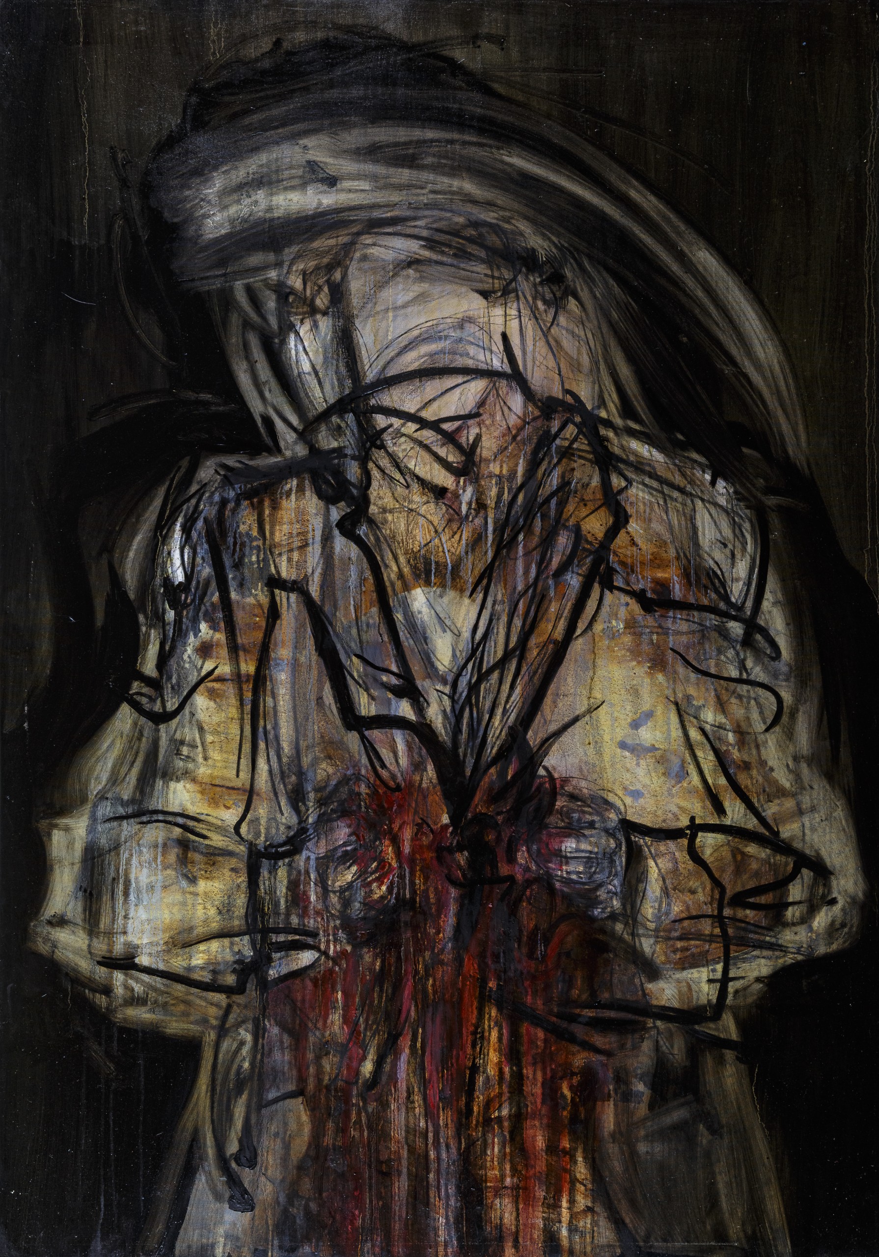 Free me, oil on canvas, 140x200cm, 2023